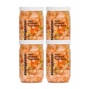 Raw Probiotic Sauerkraut - Carrots