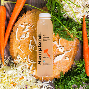 Raw Probiotic Sauerkraut Brine - Carrots